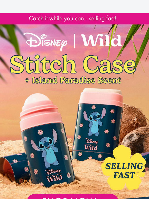 Stitch Case + Island Paradise Scent