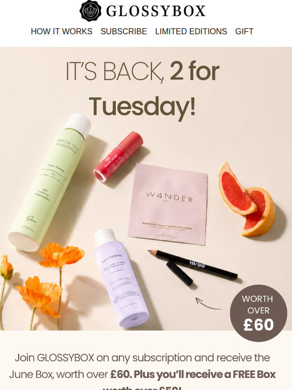 IT'S BACK: 2 for Tuesday! 💖