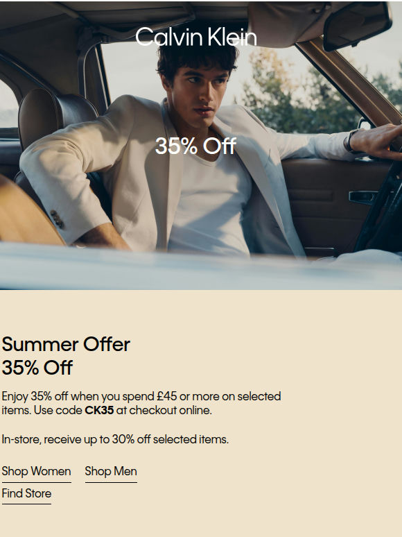 Summer Offer: Now 35% Off