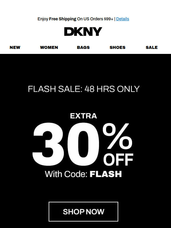 FLASH SALE: EXTRA 30% OFF