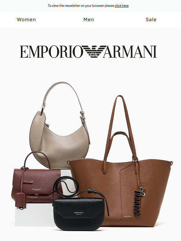 Emporio Armani 1981: a bag for every style