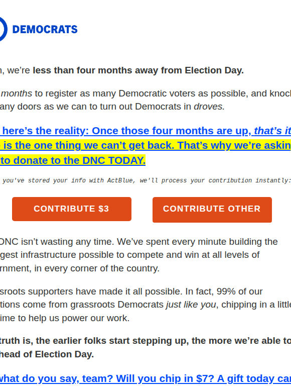 The one thing we can’t get back: