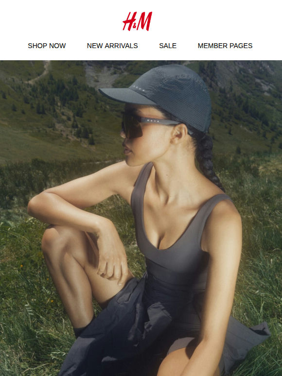 Summer hiking with H&M MOVE
