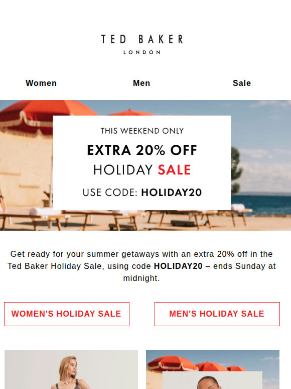 Extra 20% Off Holiday Sale