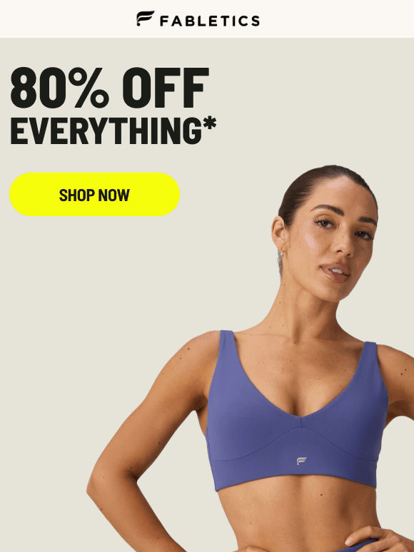 80% OFF EVERYTHING (and that’s not all…) 💜