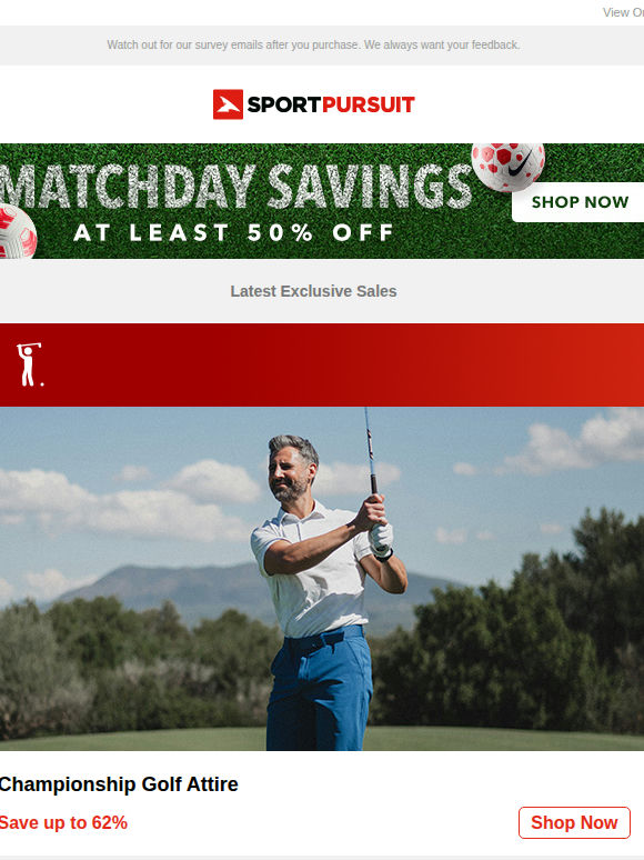 Championship Golf Attire | Super.Natural Merino Essentials | Pitch Up & Save | Rapha Cycling | Marmot | Up to 73% Off!