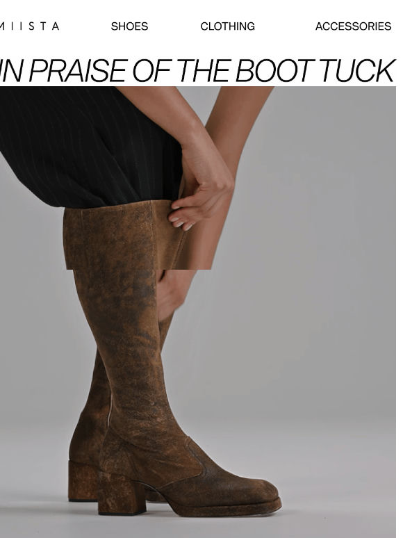 In praise of the boot tuck
