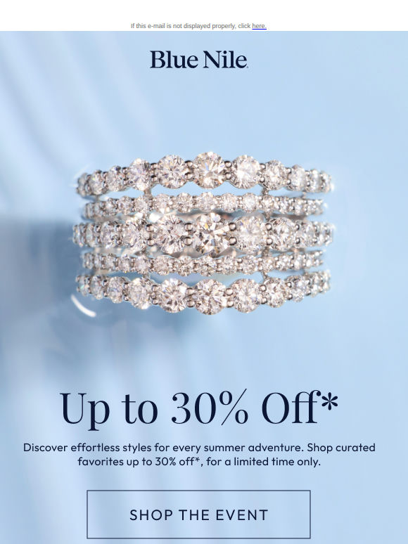 Up to 30% Off* Select Styles