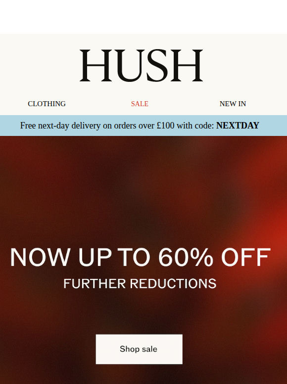 Now up to 60% off | Further reductions