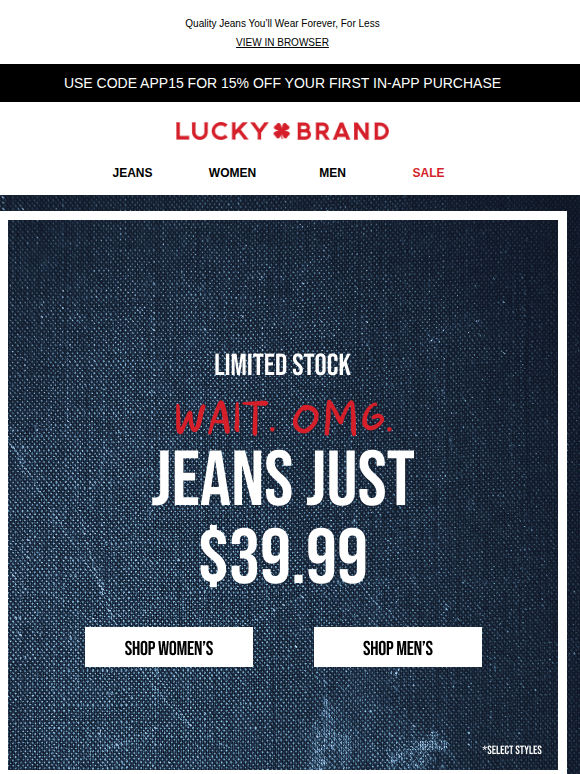 $39.99 Denim Everyone’s Wearing