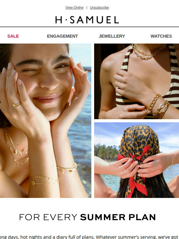 Jewellery for every date in your diary