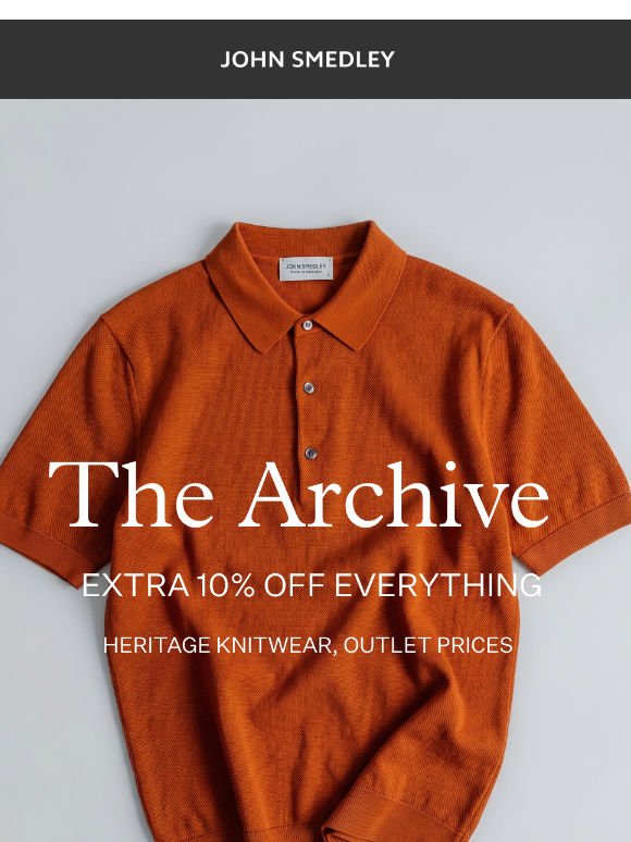Extra 10% Off The Archive