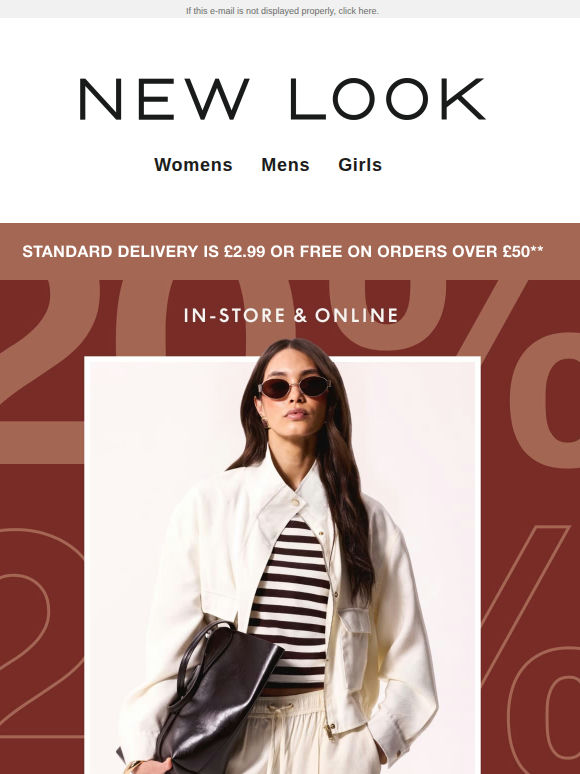 TODAY ONLY: 20% off EVERYTHING