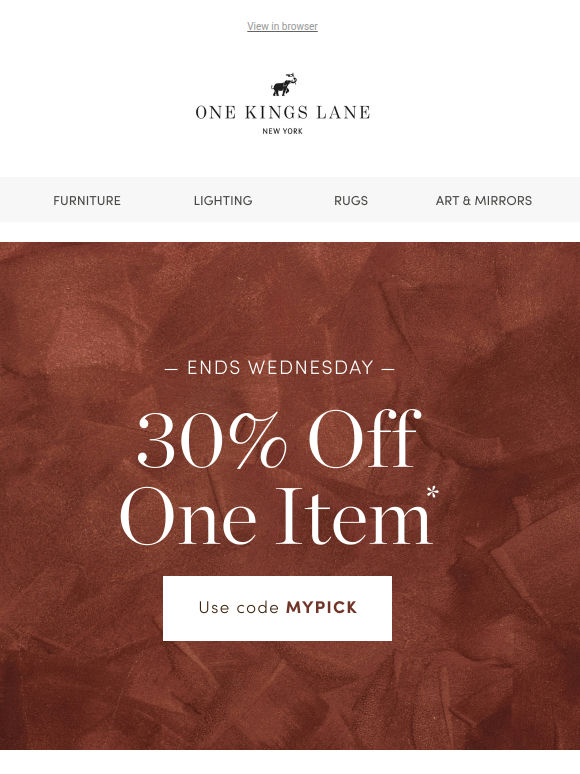 🎉 30% Off One Item Starts Now