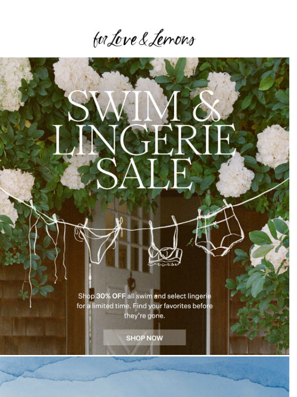 Swim & Lingerie Sale