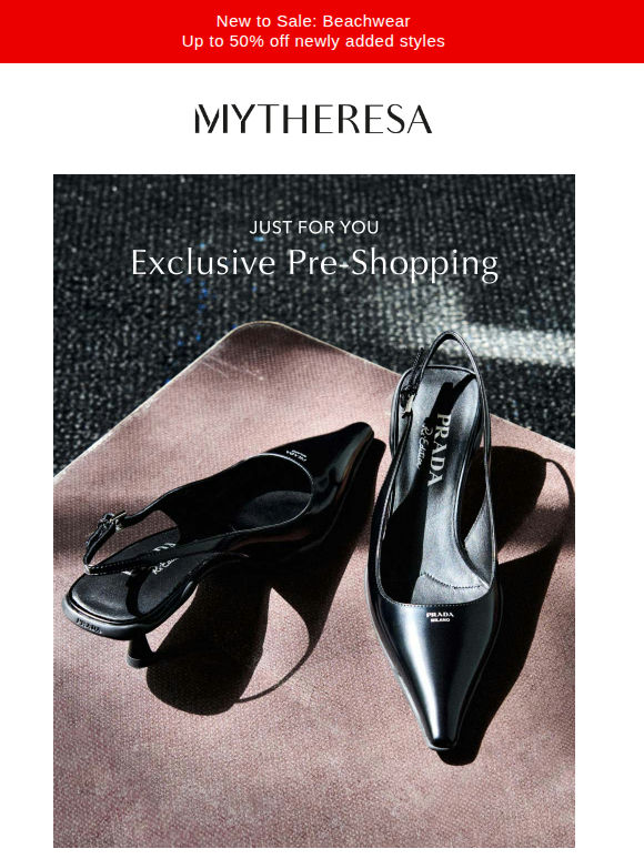 Exclusive pre-shopping: Prada, Loewe, Valentino Garavani