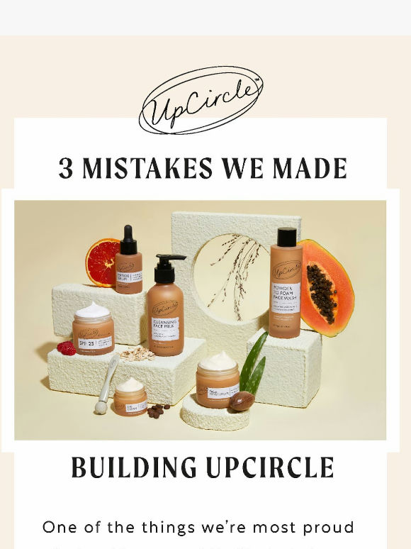 3 mistakes we made building UpCircle 😨