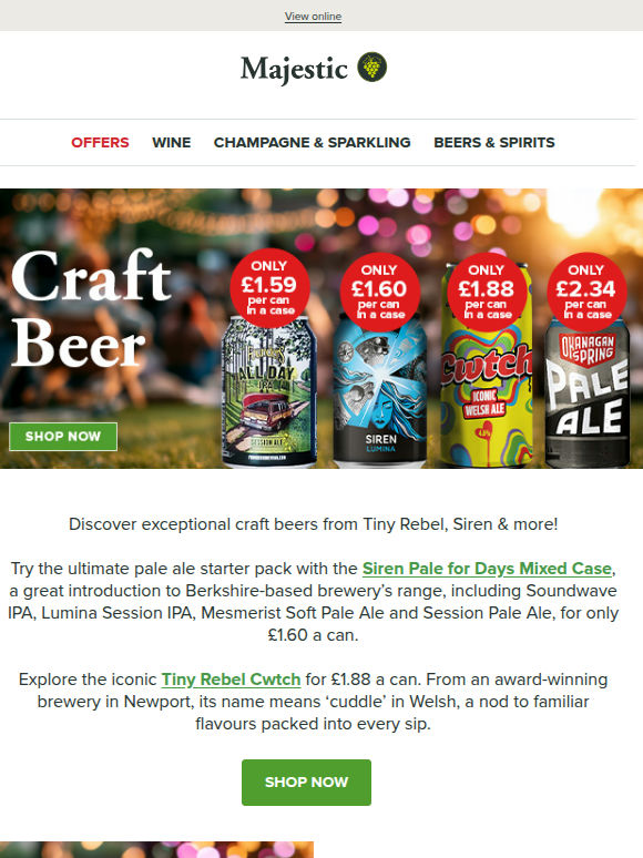 Discover Craft Beer from £1.20 a can!