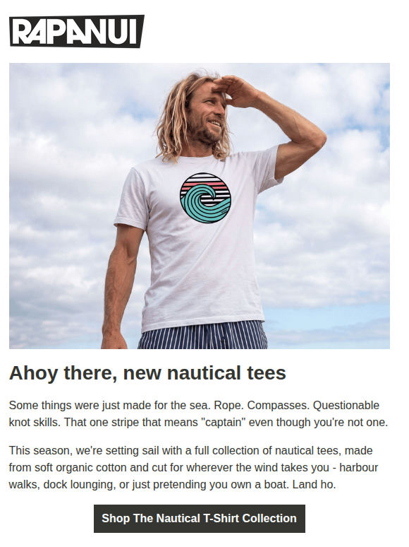 Anchors aweigh, new tees are here ⚓