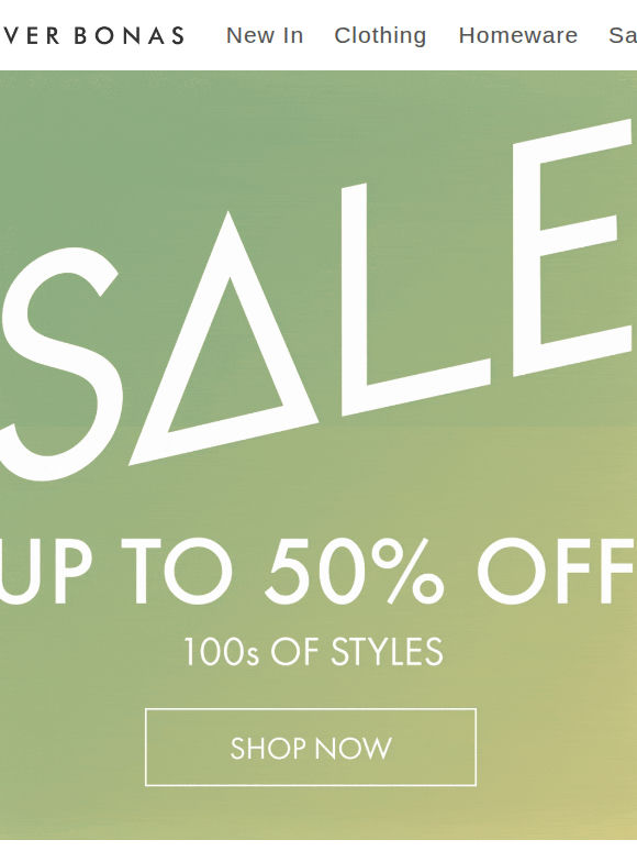 Up to 50% off | Sale has started