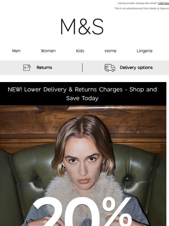 Celebrating 100 years of fashion: 20% off