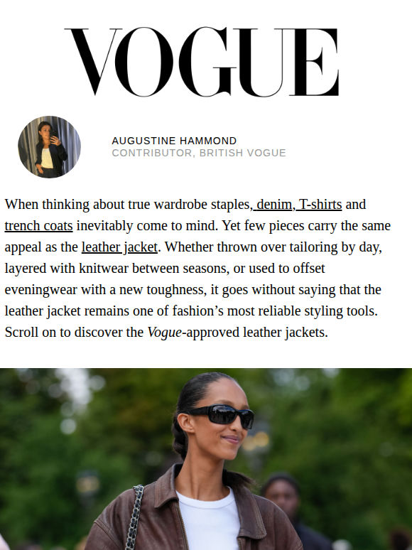 Leather Jackets We’re Investing In This Autumn