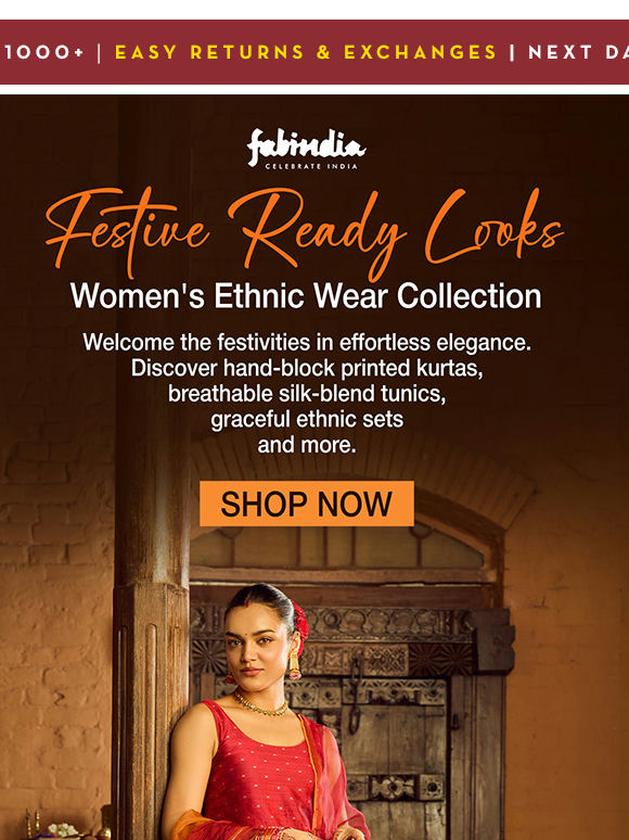 🌺 Pure Grace: Discover our Women's Ethnic Line