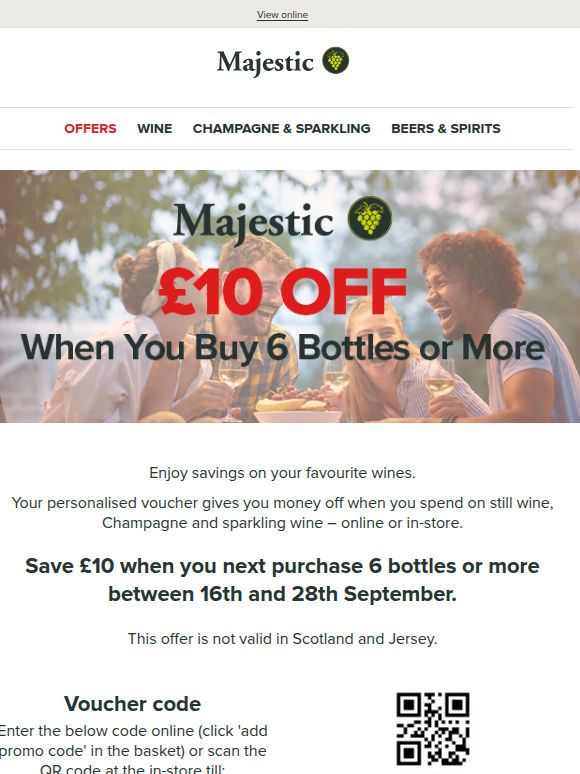 Open for your NEW £10 voucher