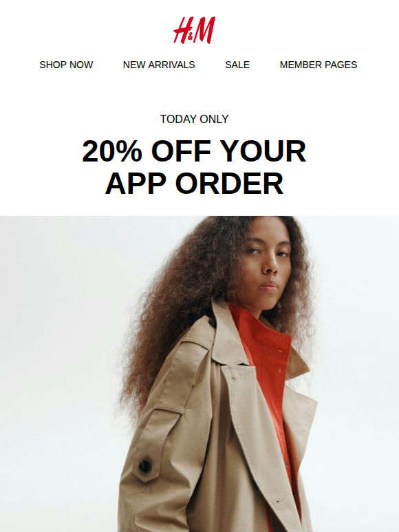 Today only: 20% off in the app