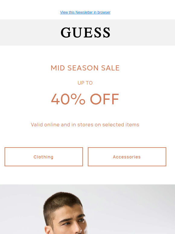 Mid Season Sale up to 40% off selected styles