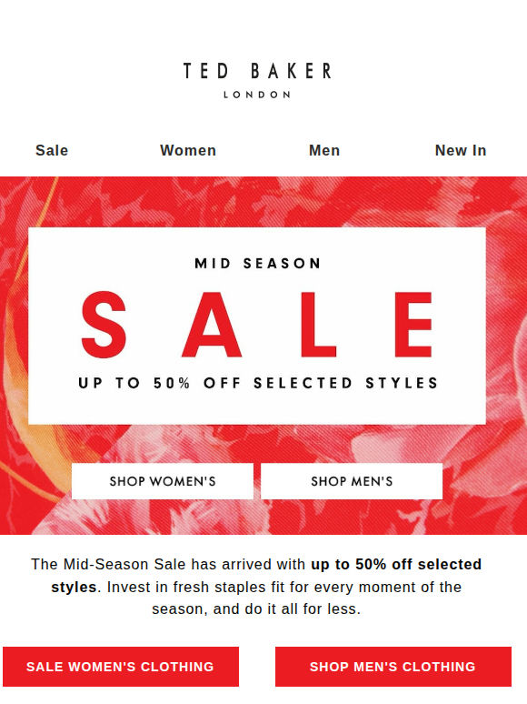 It’s Here: Up to 50% Off SALE