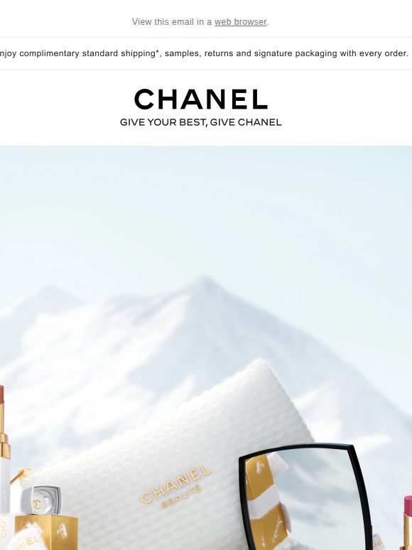 Give the gift of a beauty set by CHANEL
