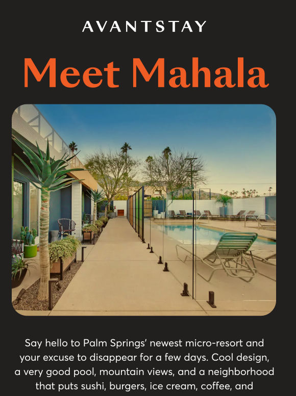 Palm Springs, meet Mahala 🌴