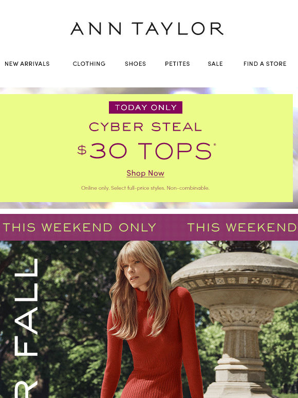 Today’s Cyber Steal: $30 Tops!