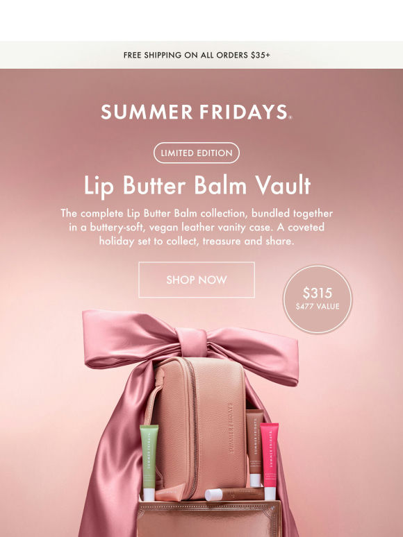 NEW! Lip Butter Balm Vault 🧈