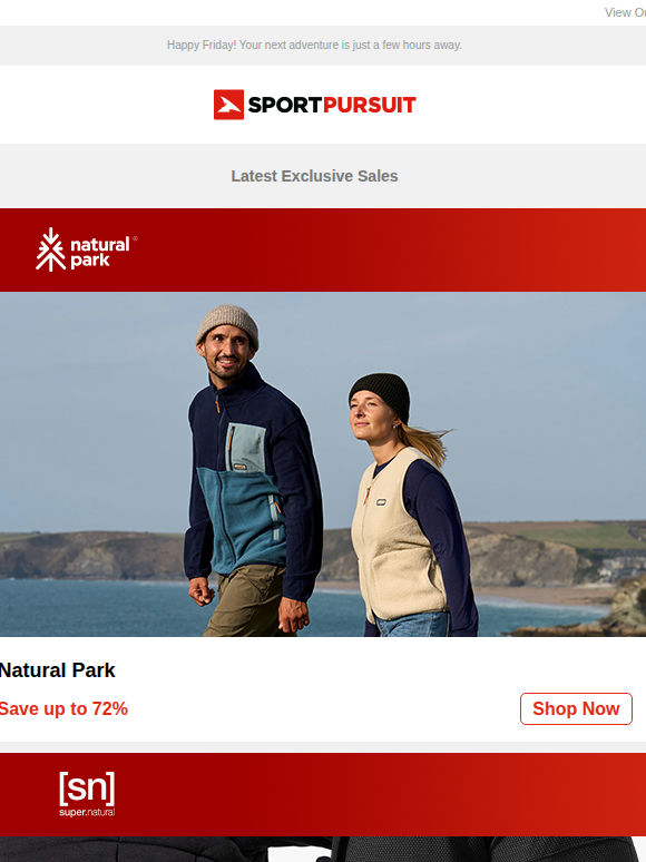 Up to 85% Off: Natural Park | Super.Natural | Light Insulation | Veho | Spyder Clothing