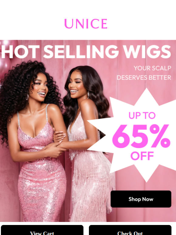 Bye Bye Slip Wigs: Up to 65% Off