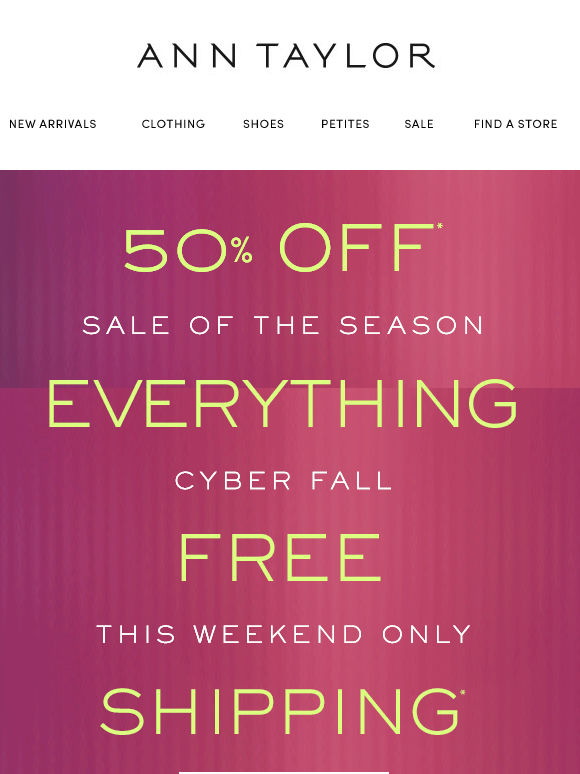 Don’t Miss Cyber Fall, The Sale Of The Season