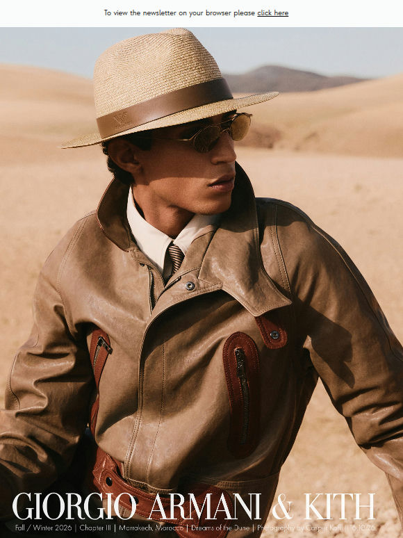 Giorgio Armani x Kith: third chapter