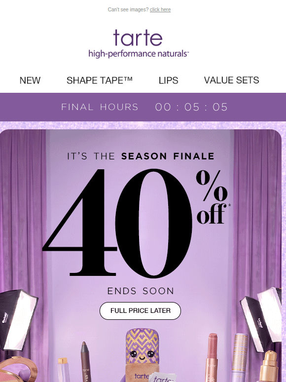 40% OFF: drama ends soon