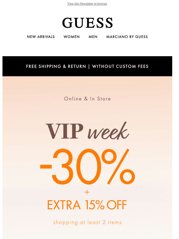 Keep shopping at 30% + EXTRA 15% off