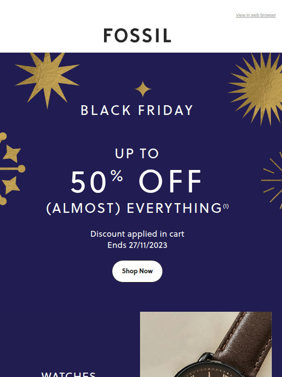 Watches below £95⌚Jewellery below £35