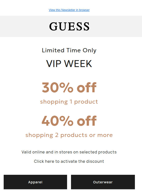 [VIP WEEK] 40% off 2 products