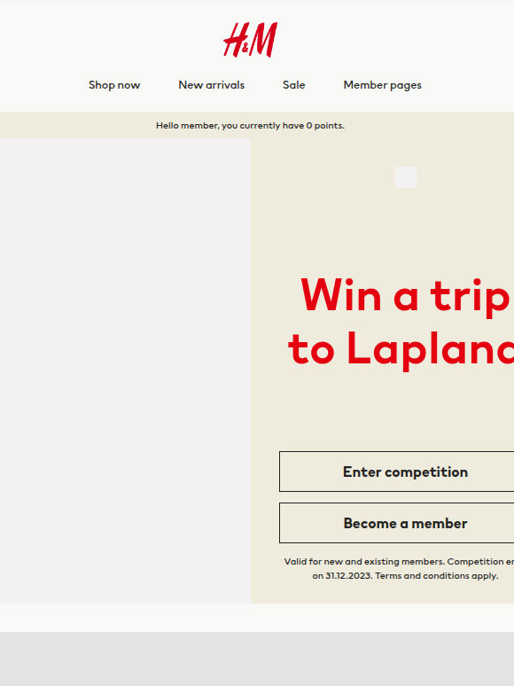 Win a trip to Lapland