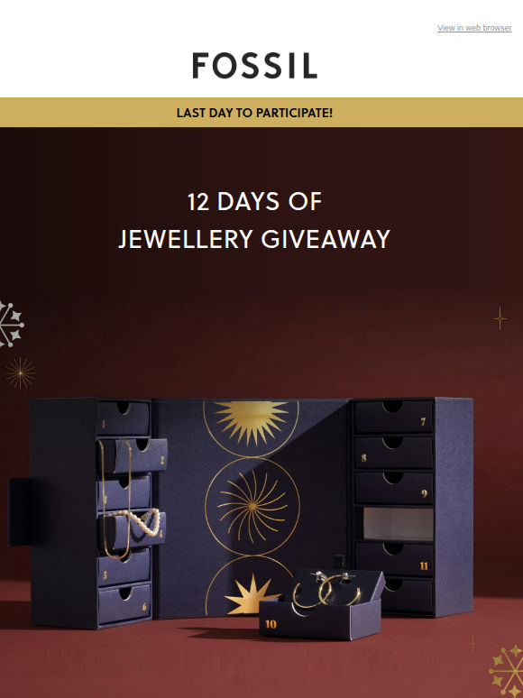 LAST CALL: 12 Days Of Jewellery Giveaway