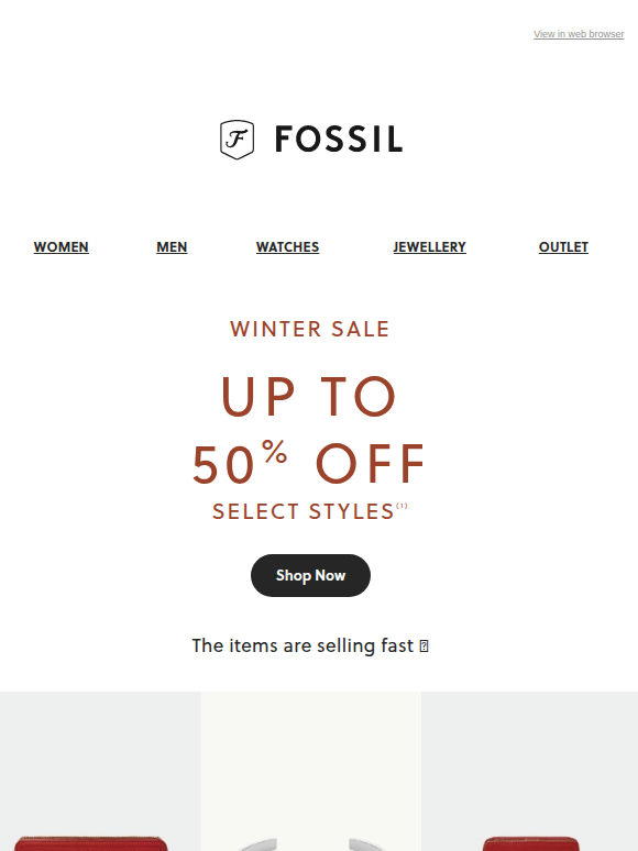 ❄️🌡️ Winter forecast: Up to 50% Off