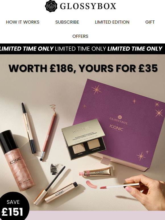 SAVE £151 on the  ICONIC London Edit