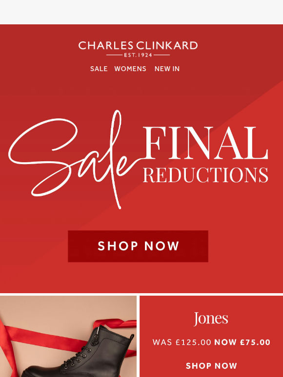 SALE FINAL REDUCTIONS – Don’t Miss Out!🔥