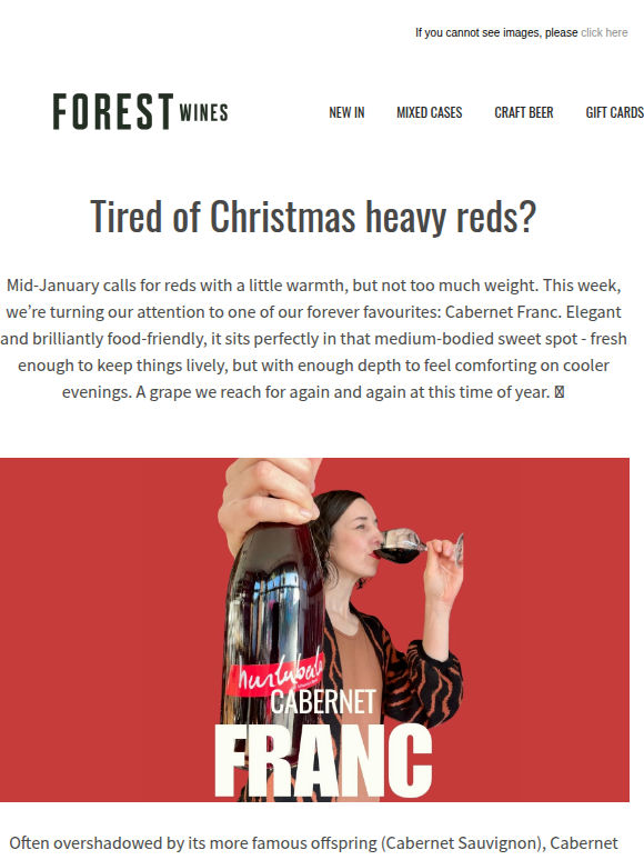 Our mid-January 🍷 obsession