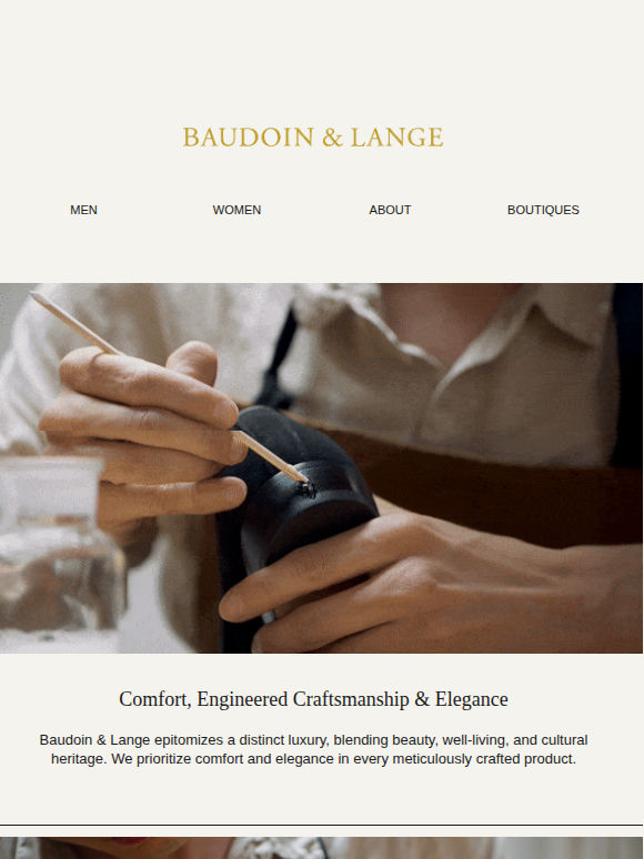 Comfort, Craftsmanship & Elegance